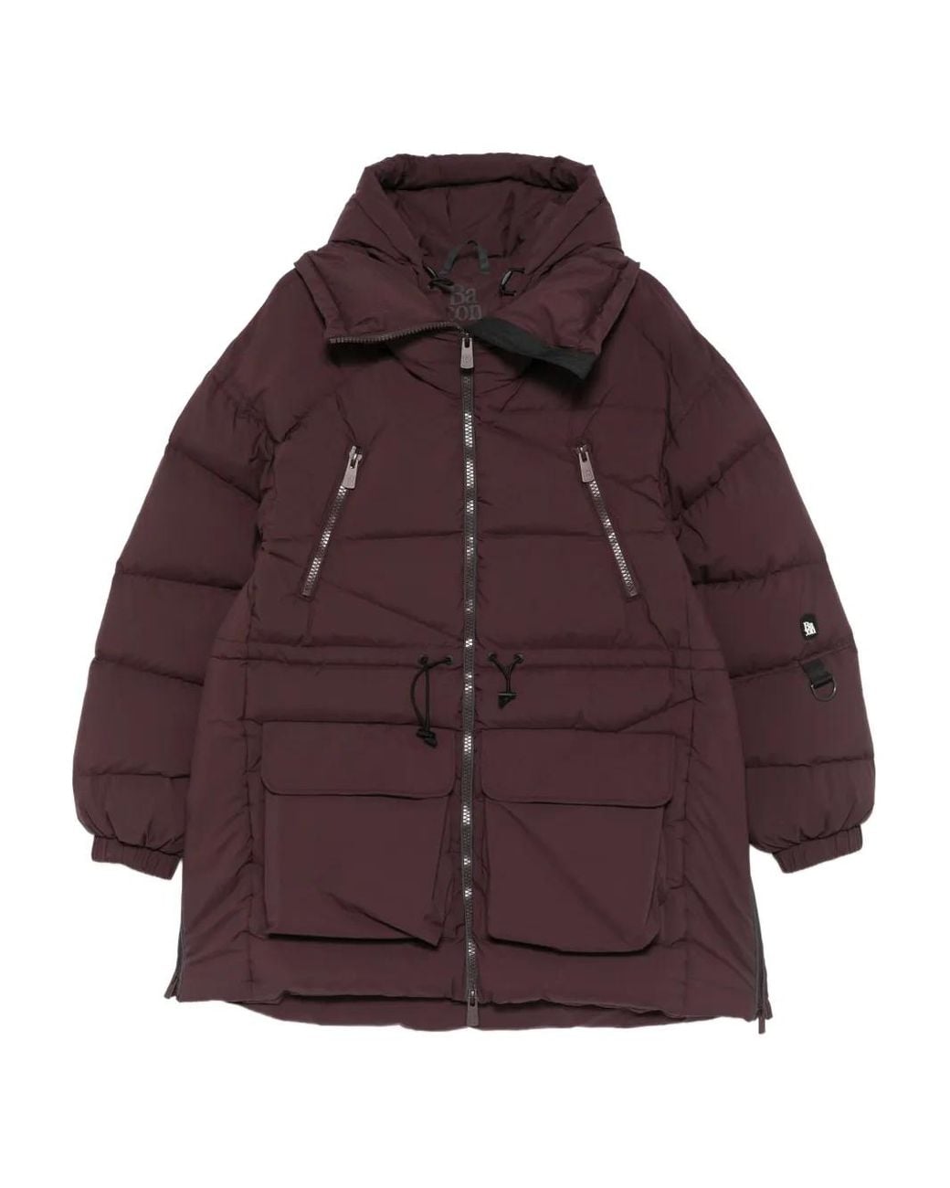 Parka Con Zip di Bacon in Purple