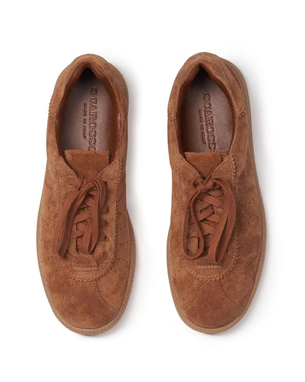 Scarosso Brown Suede Trainers