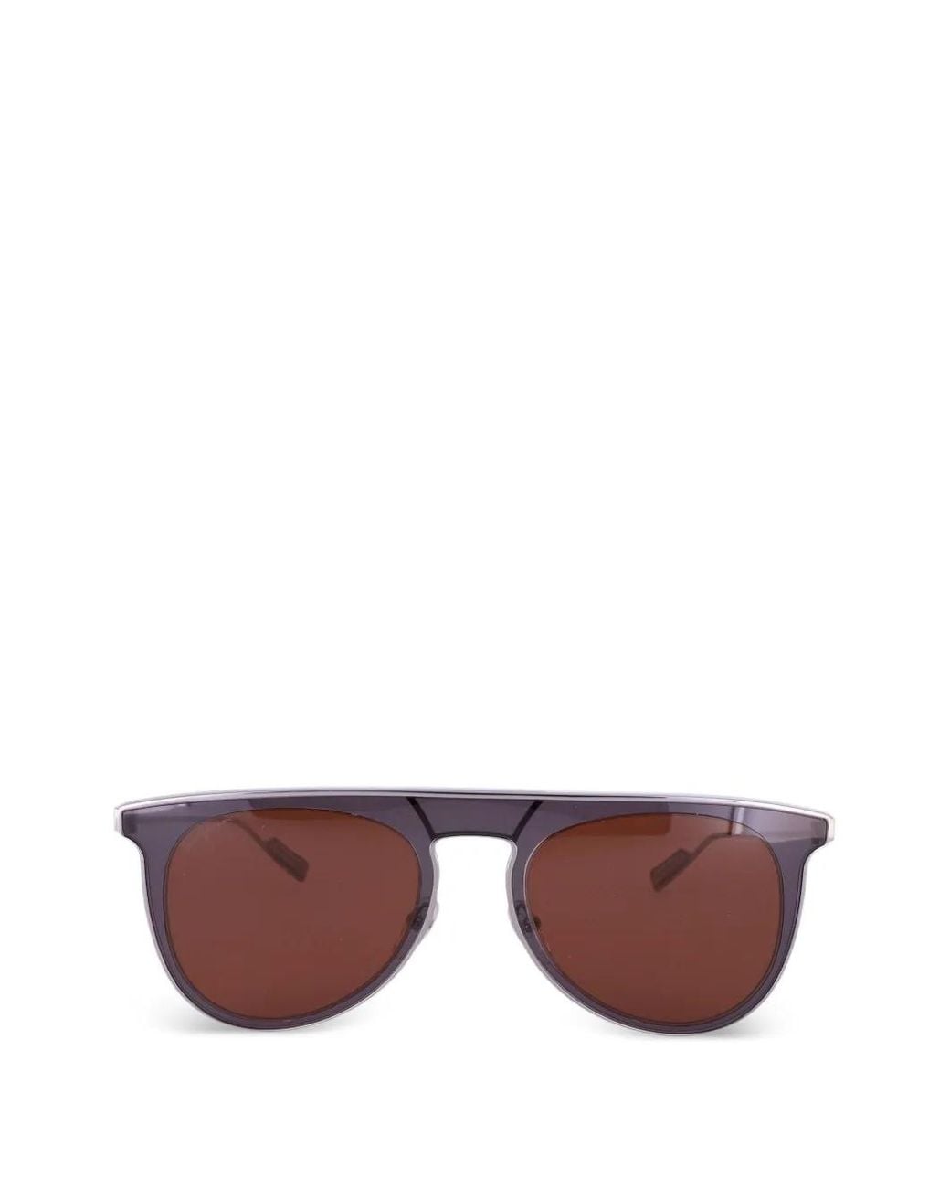 Ferragamo Eyewear Purple Pilot-Frame Sunglasses for men