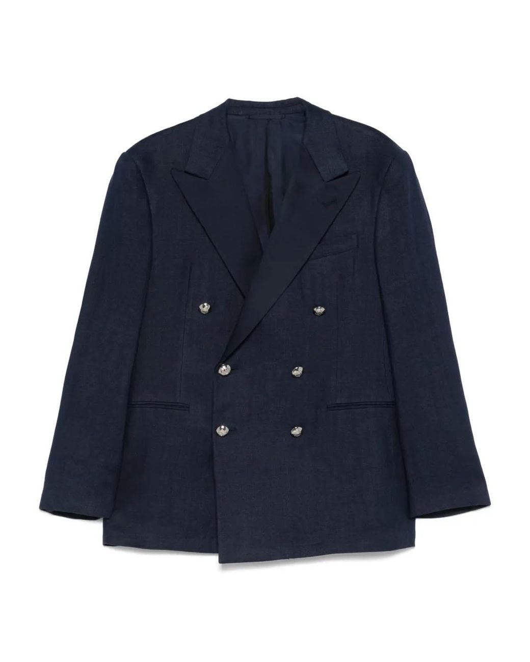 Ralph Lauren Blue Double-Breasted Blazer for men