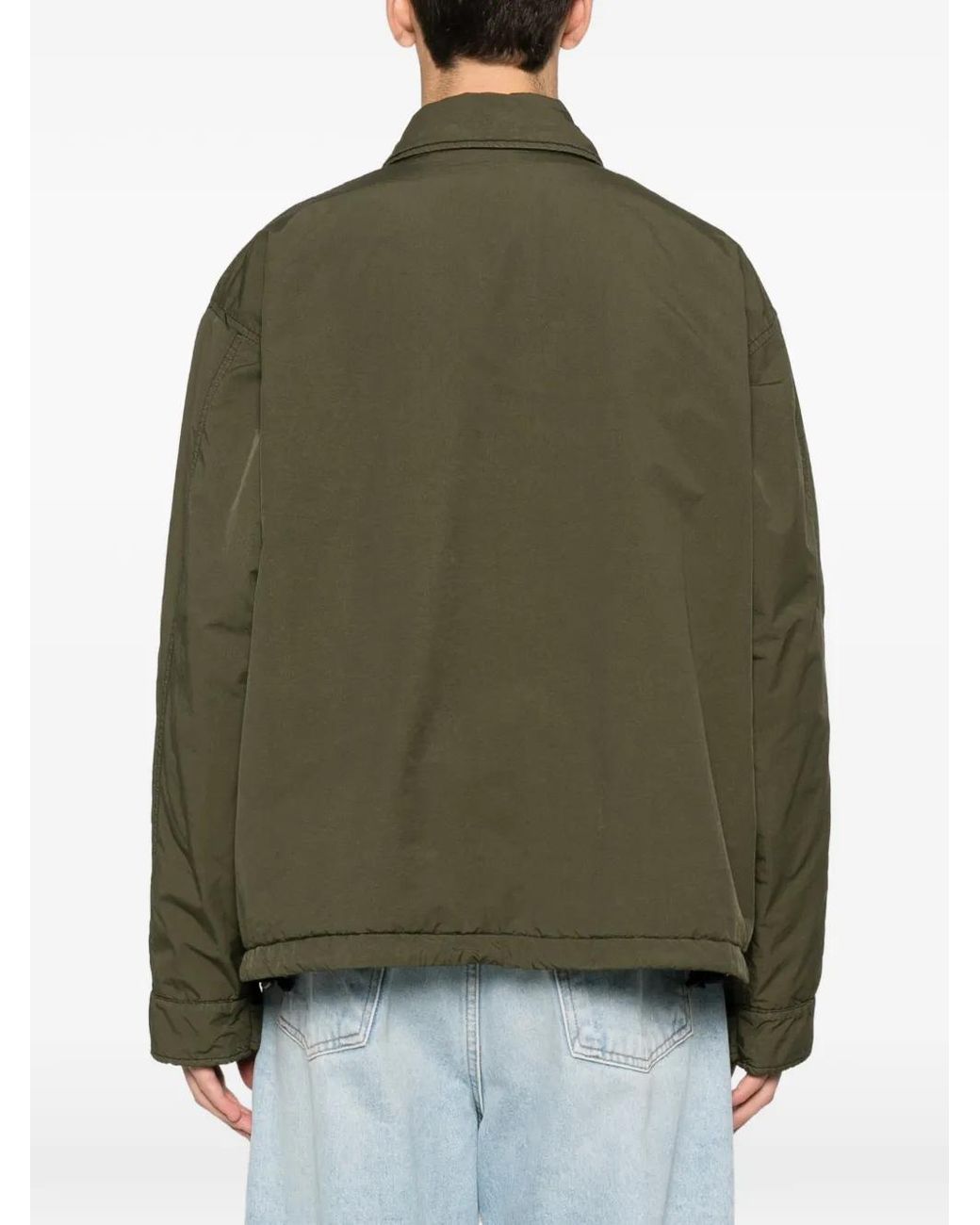 Aspesi Pollard Shirtjack Met Knopen in het Green voor heren