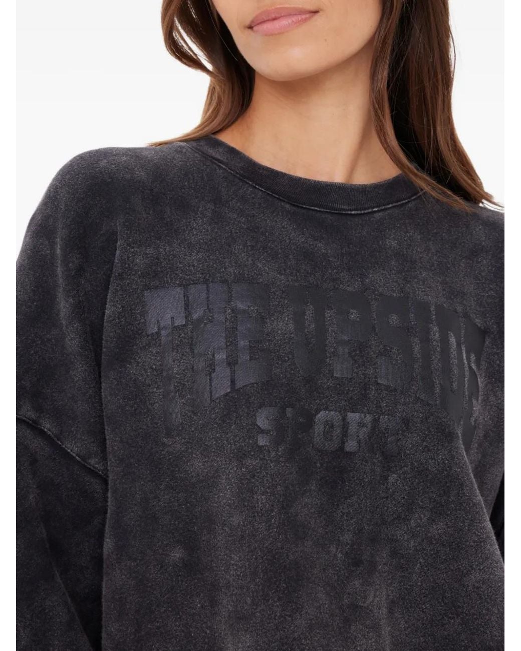 Felpa Cosmic Paloma Girocollo Con Logo di The Upside in Black