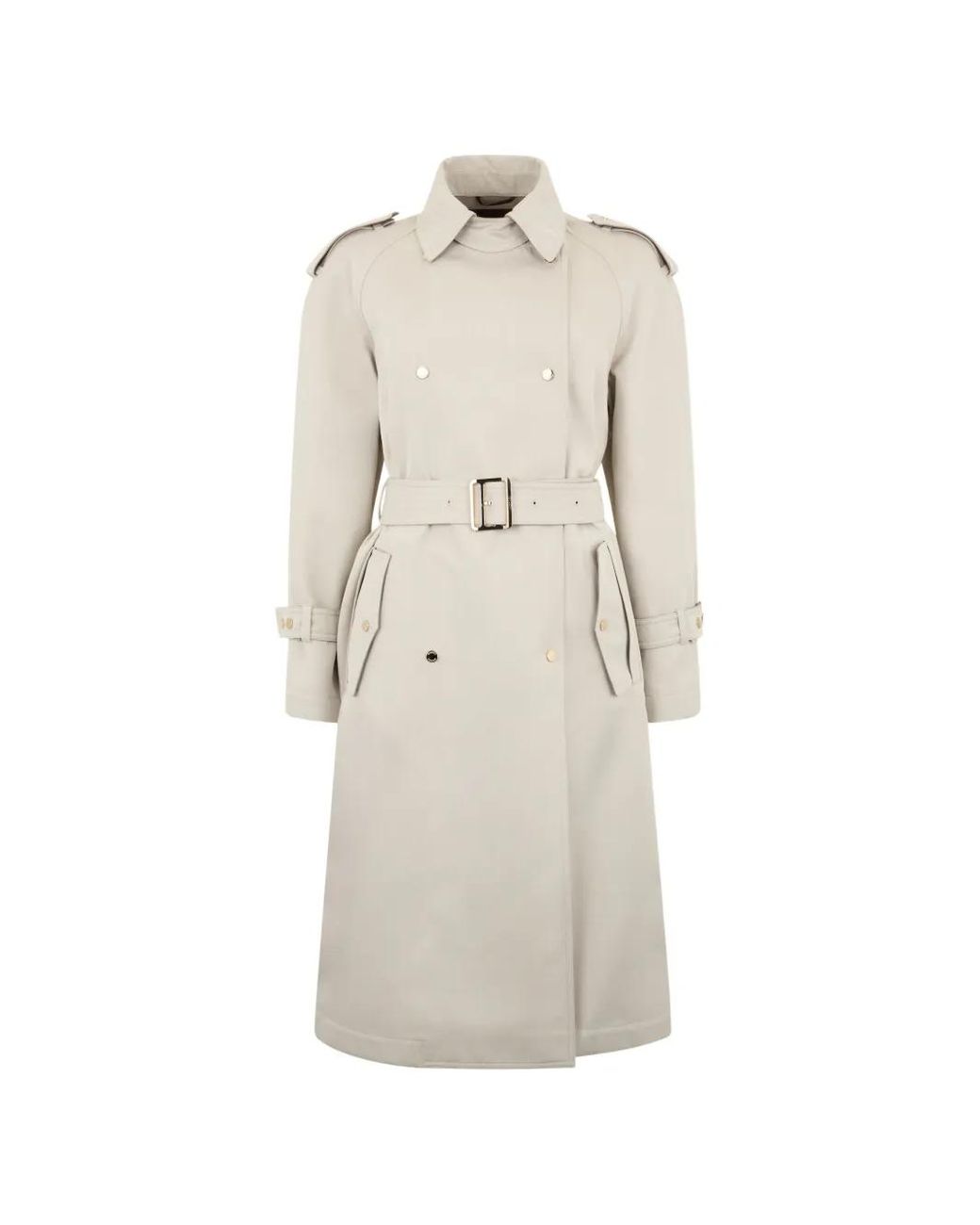 Moorer Natural Brigitte Trench Coat