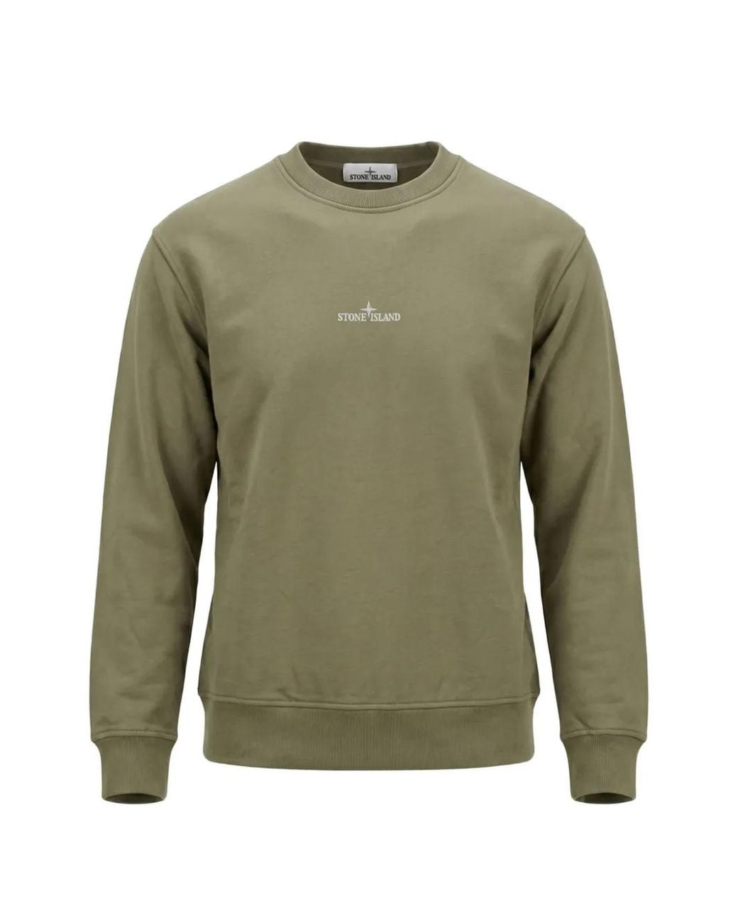 Stone Island Green 6100039 Organic Cotton Sweatshirt for men