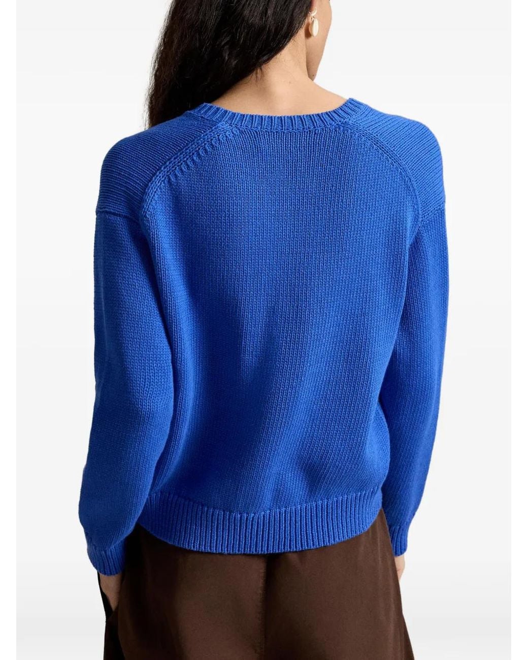 Polo Ralph Lauren Blue Button-Up Cardigan