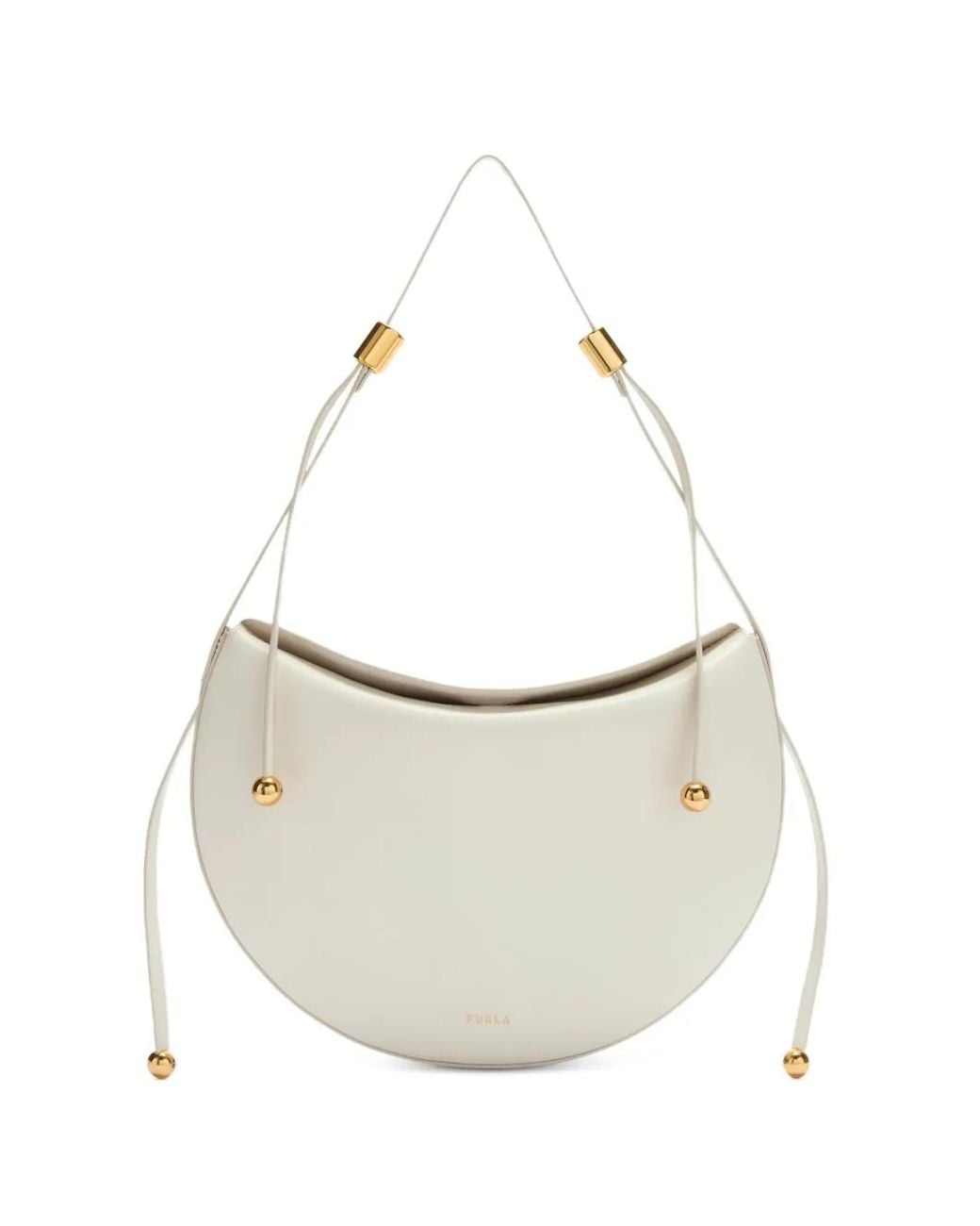 Furla White Moonstone Shoulder Bag M