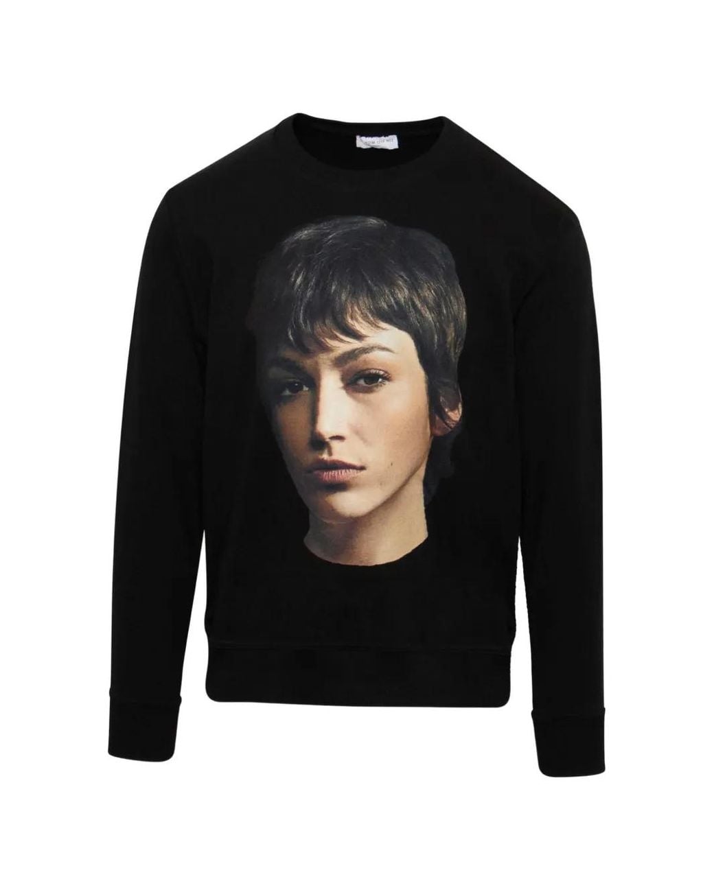 Ih Nom Uh Nit Black Tokyo Face Graphic-Print Sweater for men