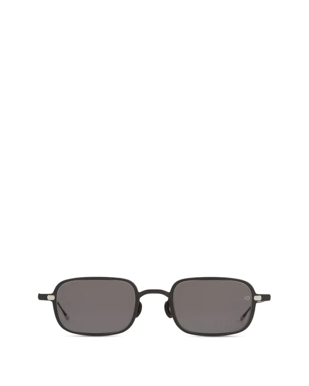 Eyevan 7285 Gray Rectangle-Frame Sunglasses for men