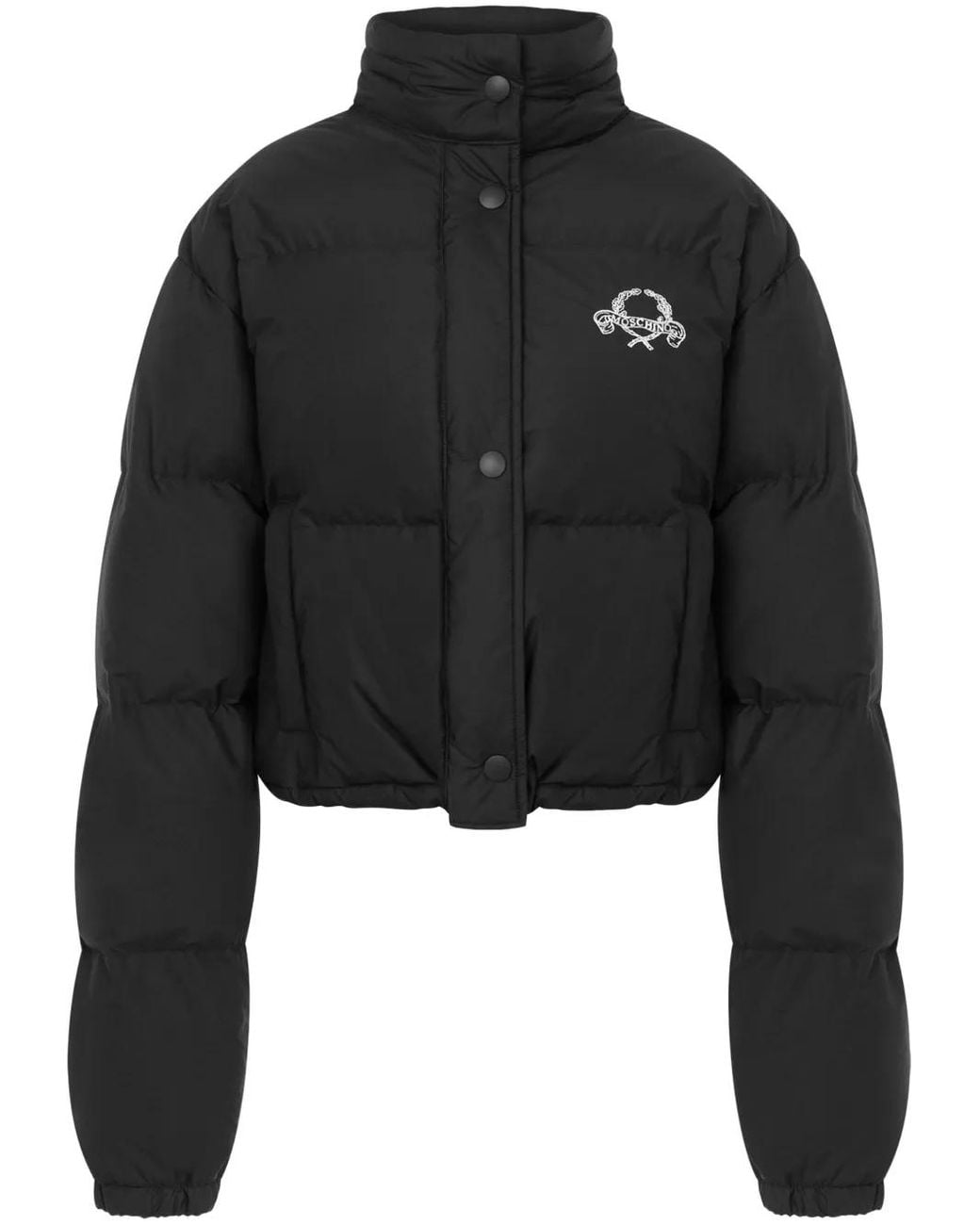 Moschino Black Gefütterte Jacke