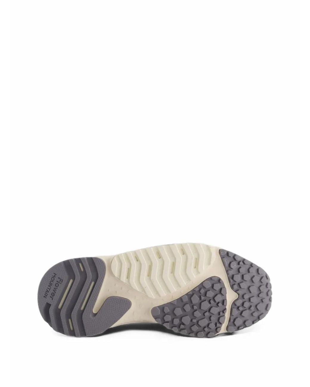 Flower Mountain Natural Yamabushi Panelled Sneakers