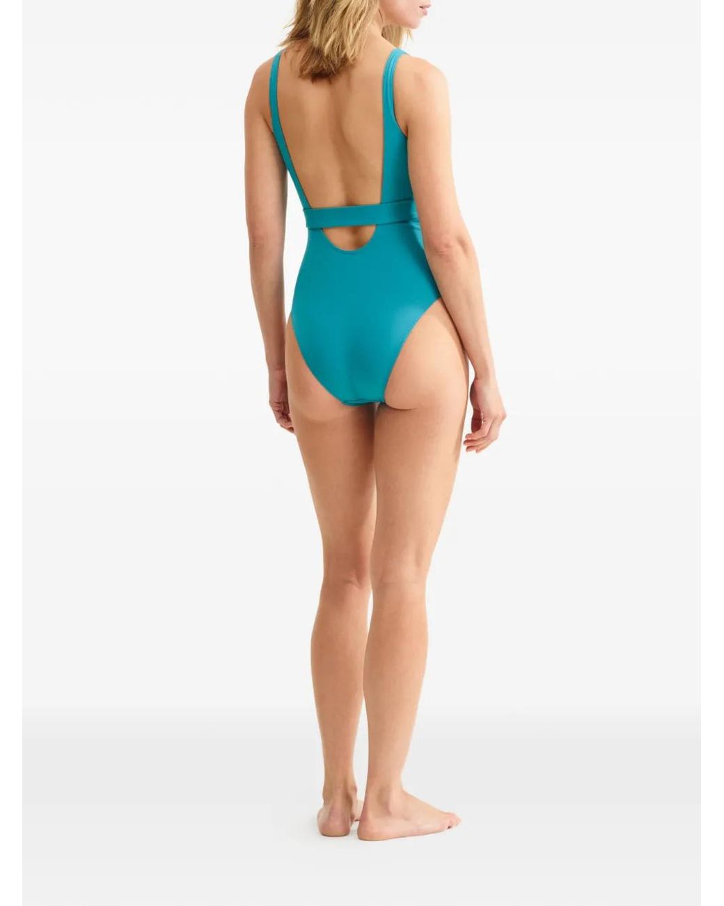 Eres Blue Exception V-Neckline Swimsuit