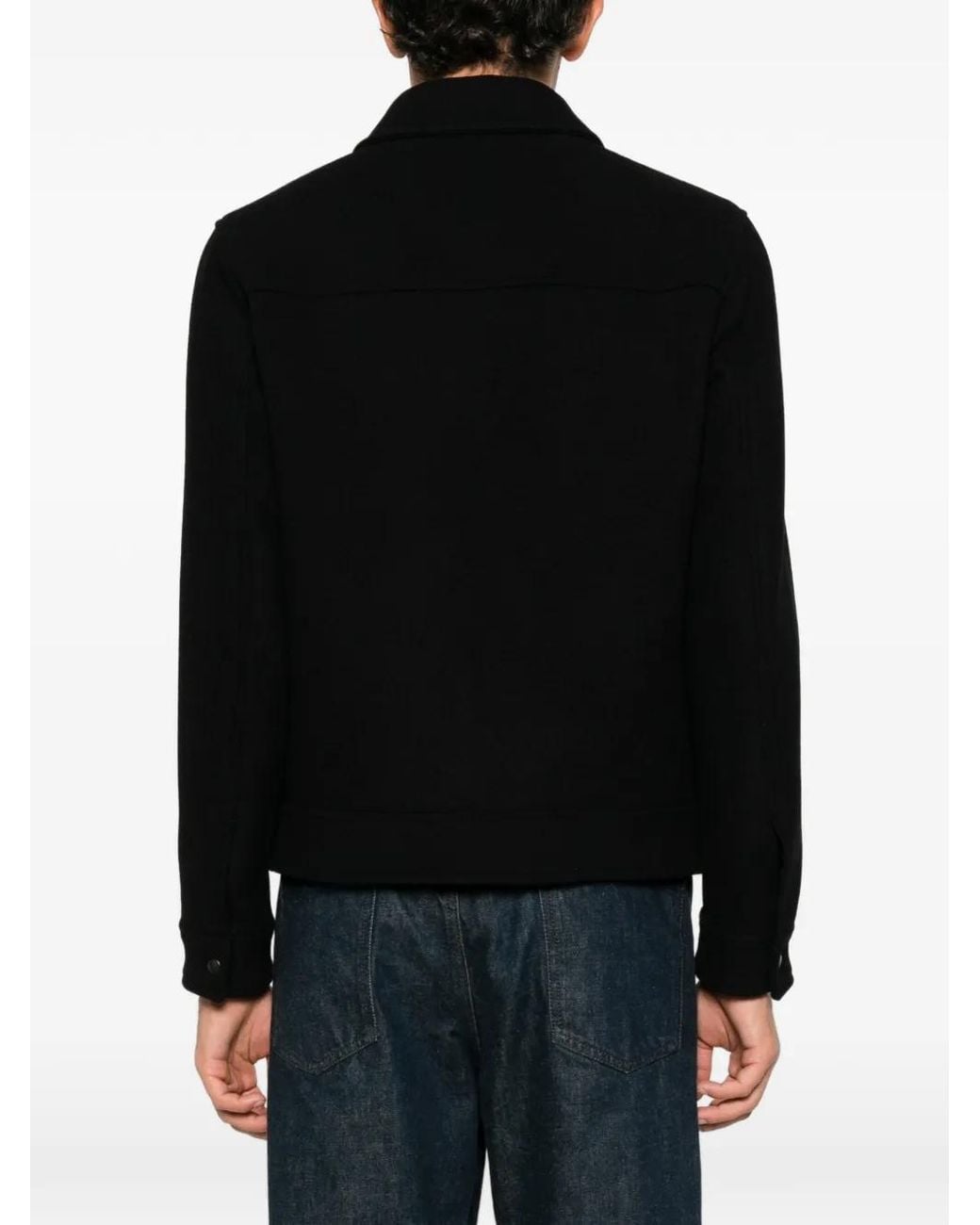 Manuel Ritz Black Zip-Fastening Bomber Jacket for men