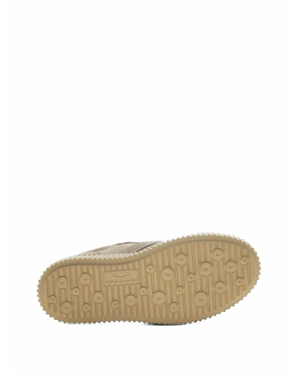Voile Blanche Natural Logo-Patch Panelled Sneakers