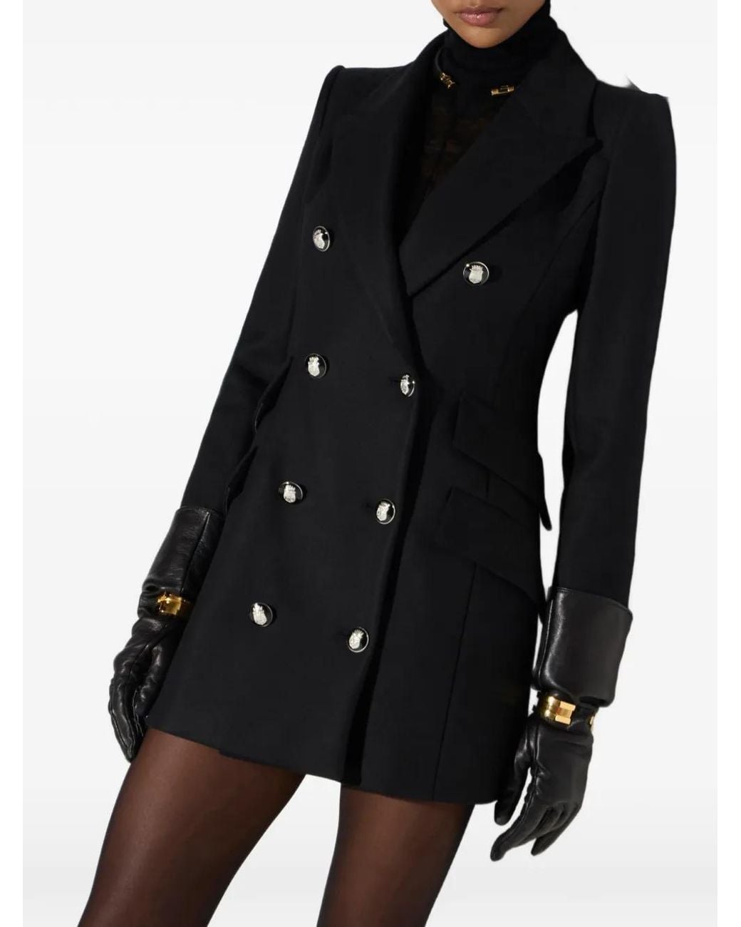 Elisabetta Franchi Black Coat