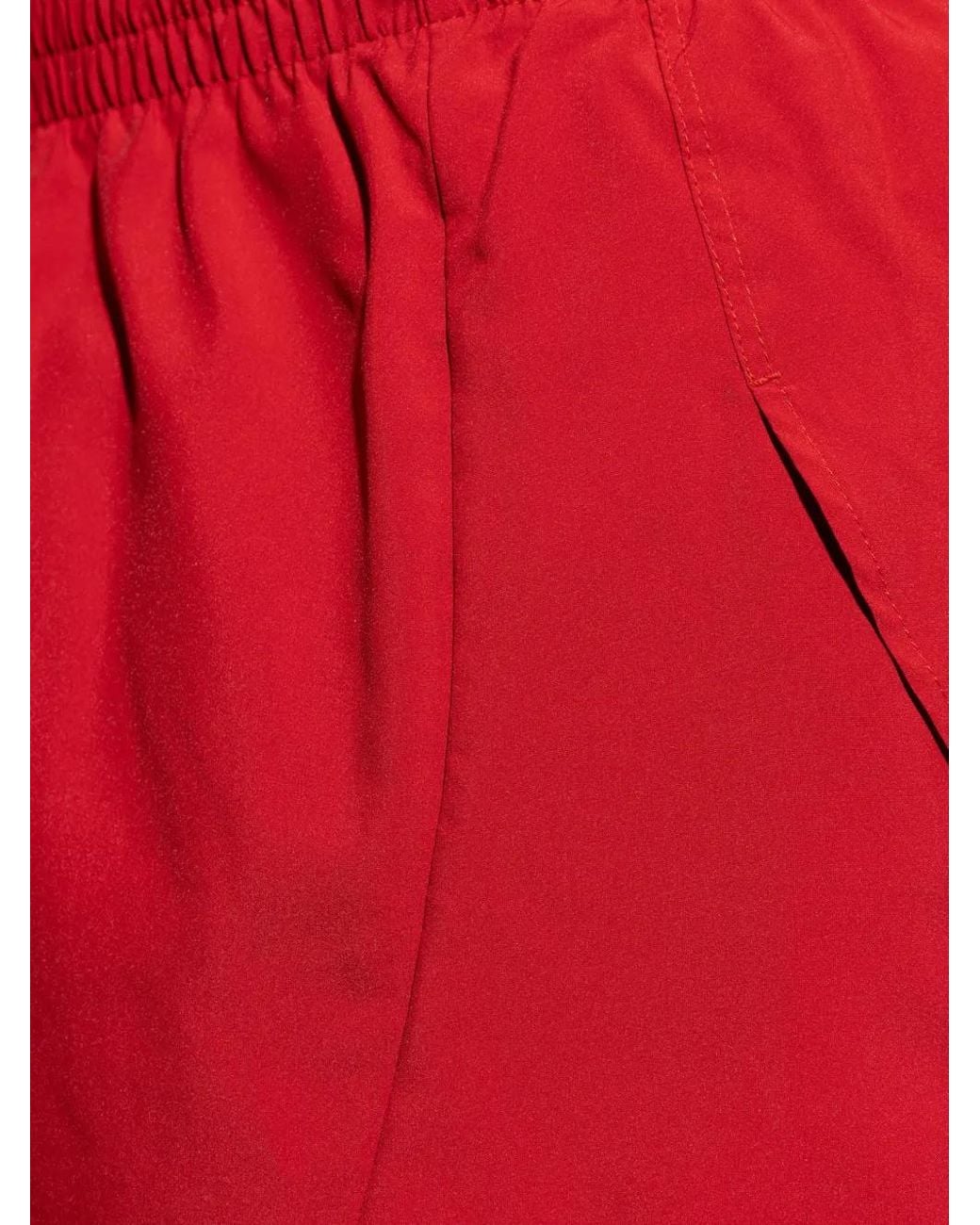 Adidas Red Adizero Essentials Running Split Shorts for men