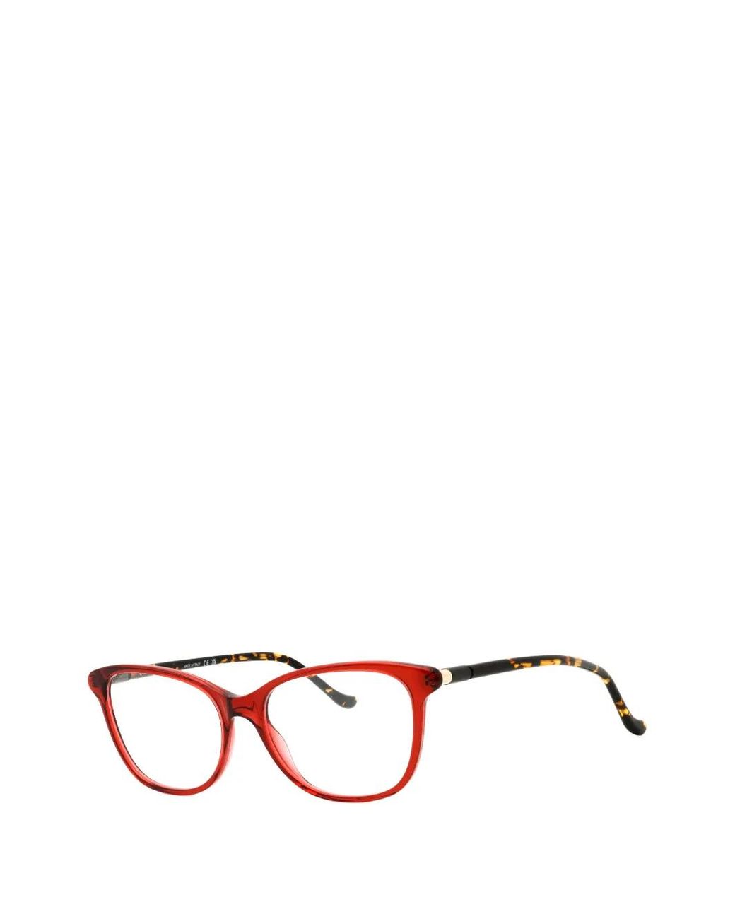 Emozioni Red Oval-Frame Glasses