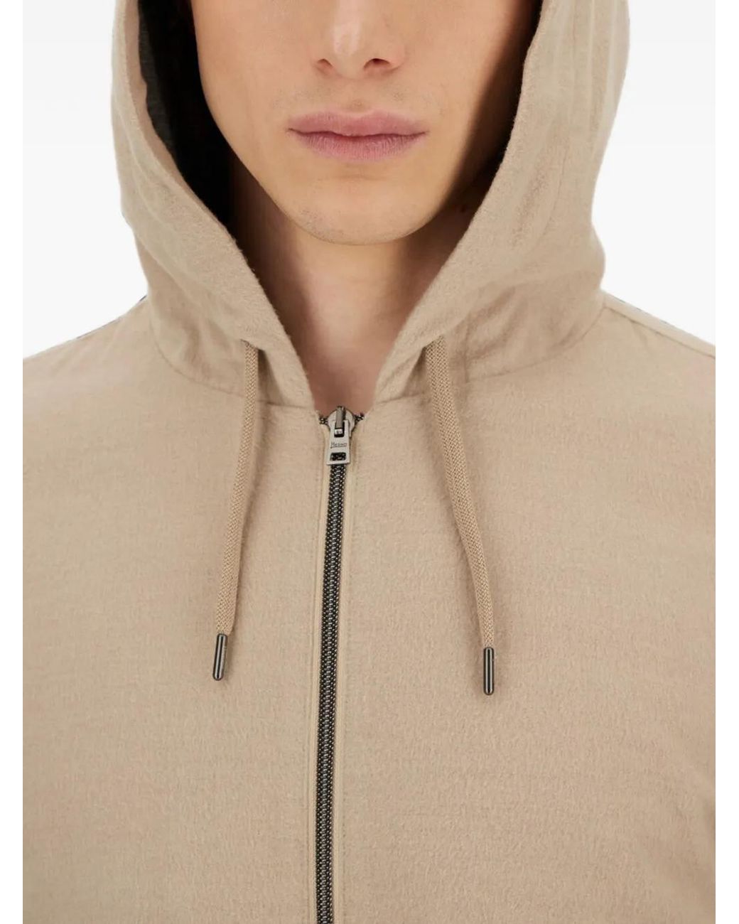 Herno Natural Hoodie Resort À Lien De Resserrage for men