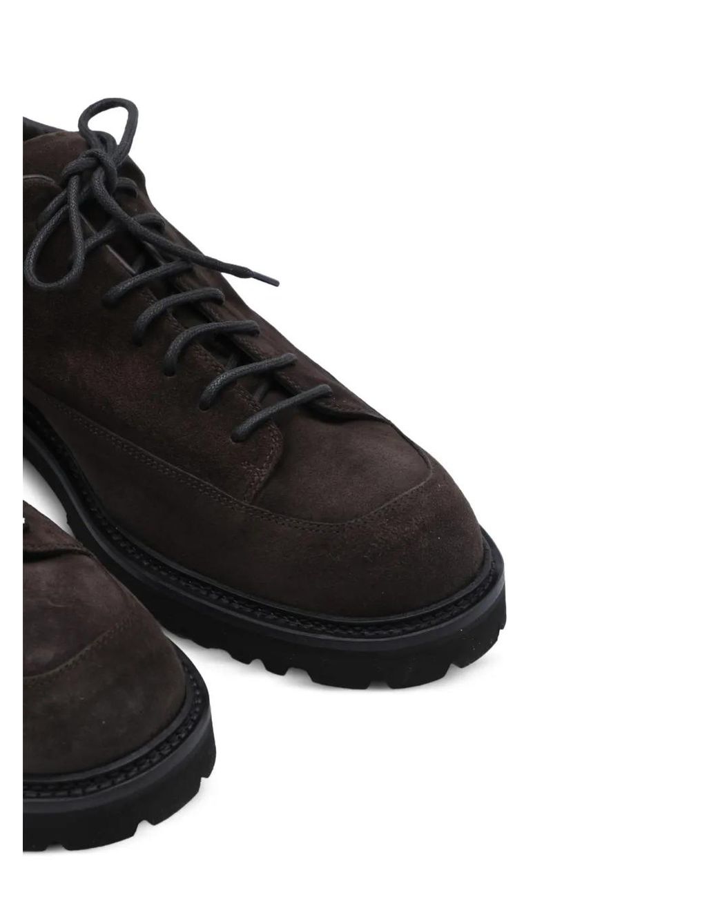 Common Projects Black Derbies En Daim for men