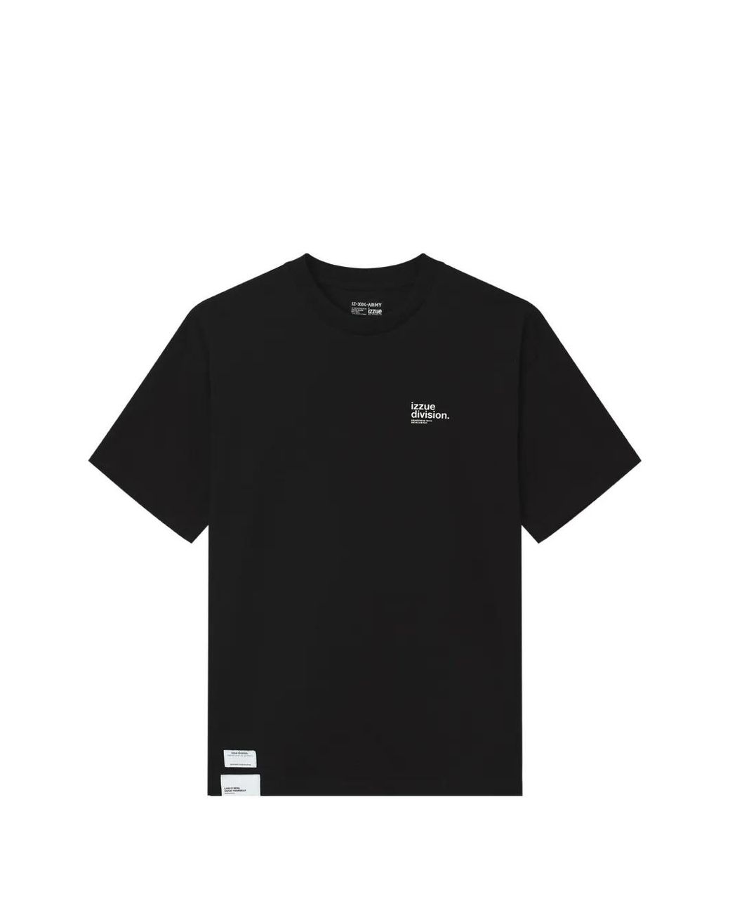 Izzue Black Logo-Print Cotton T-Shirt for men