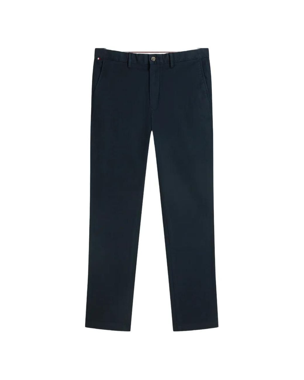 Tommy Hilfiger Blue Logo-Patch Chinos for men