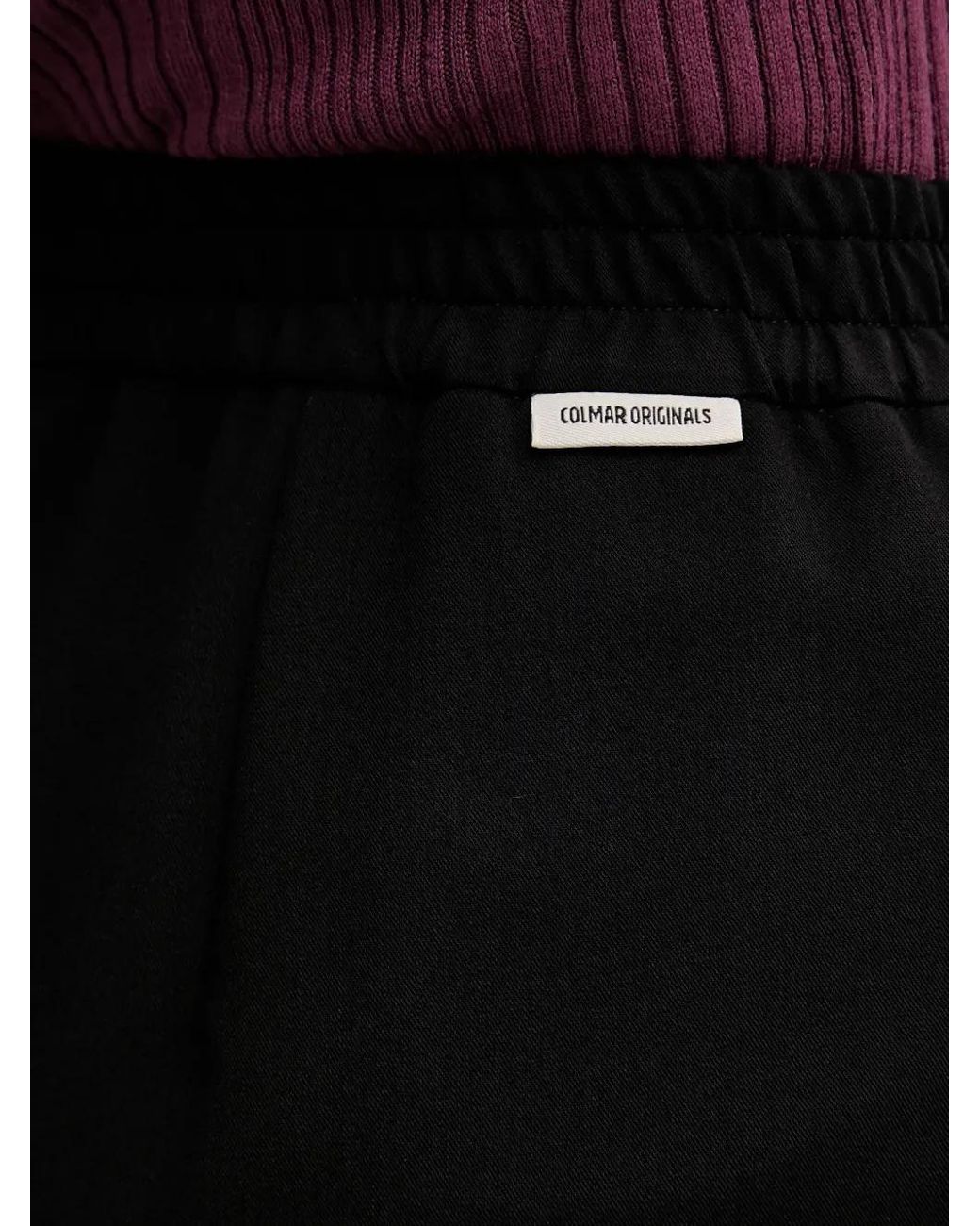 Colmar Black Drawstring Trousers