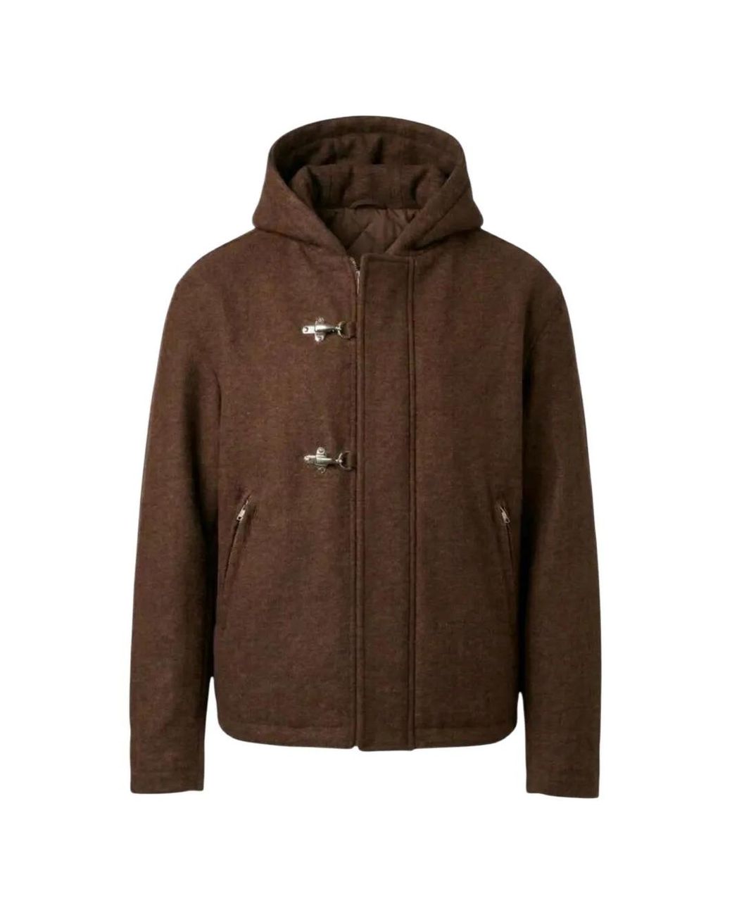 Abrigo Con Capucha Mood de hombre de color Brown