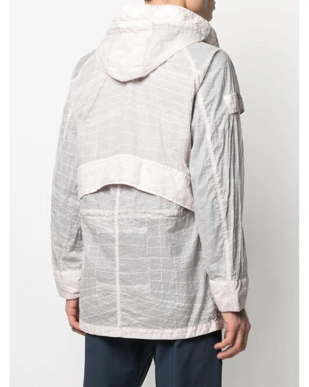 Stone Island Natural Hooded Lightweight Jacket for men