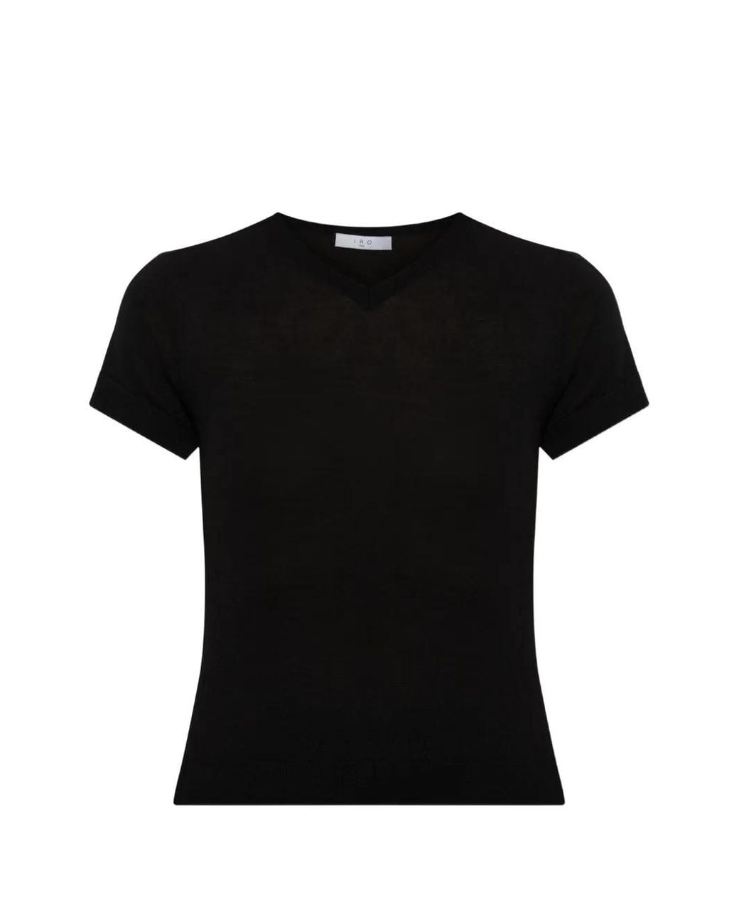IRO Black Idille V-Neck T-Shirt