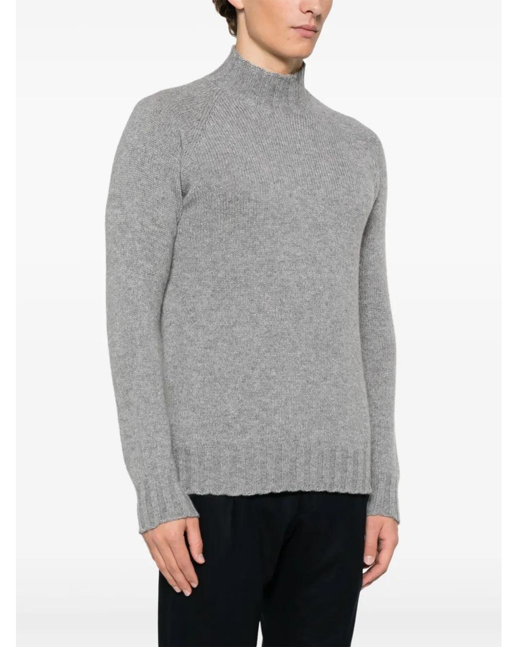 Tagliatore Gray Filbert Sweater for men