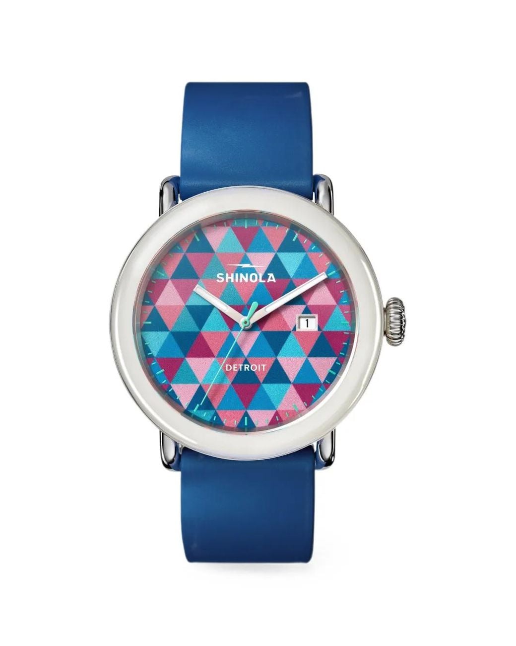 Shinola Blue Detrola 41Mm Watch