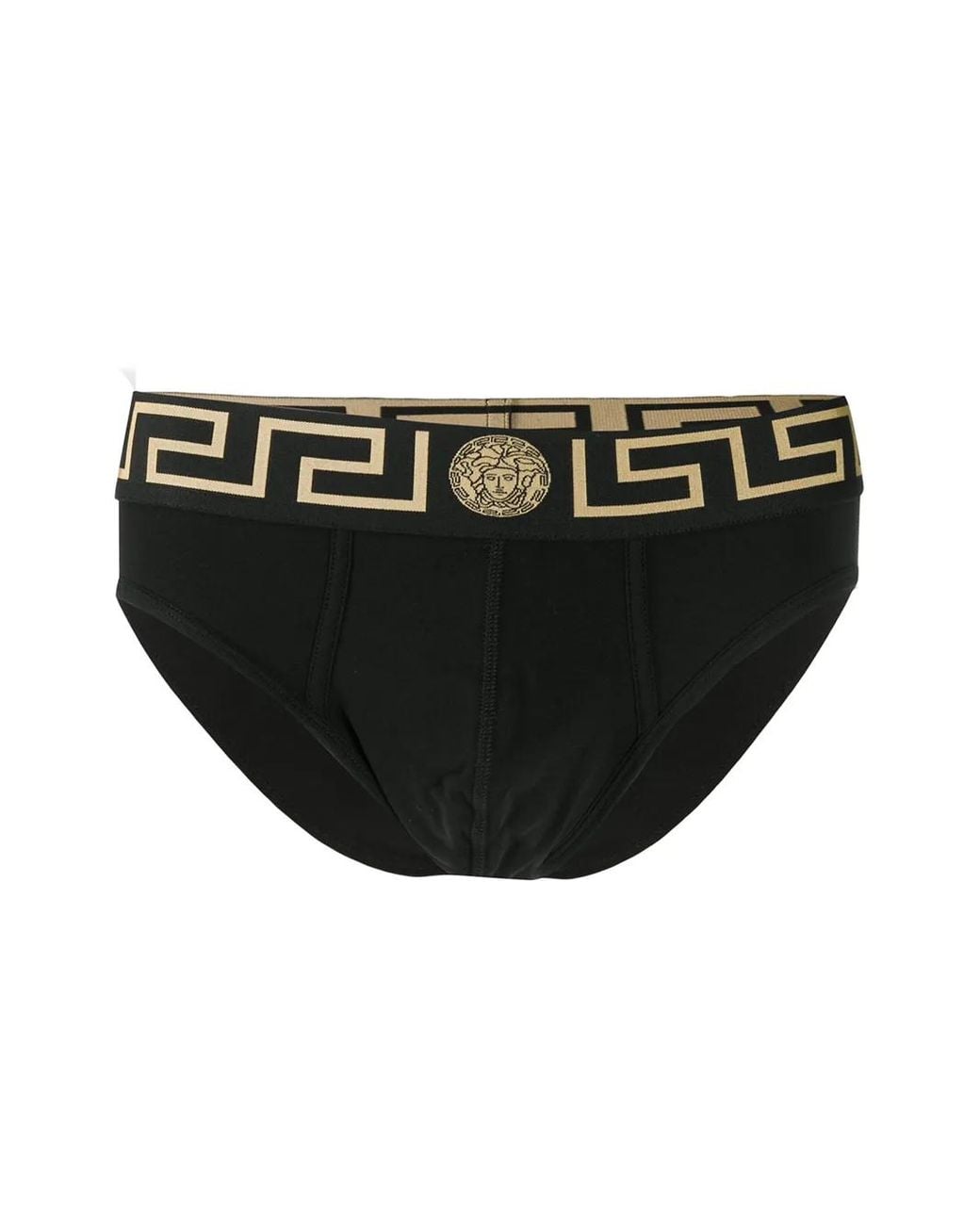 Versace Black Three-Pack Briefs for men