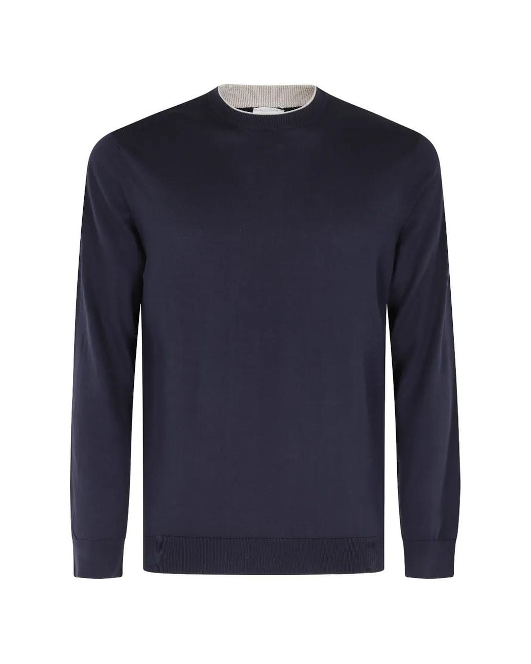 Pull À Encolure Ronde Eleventy pour homme en coloris Blue