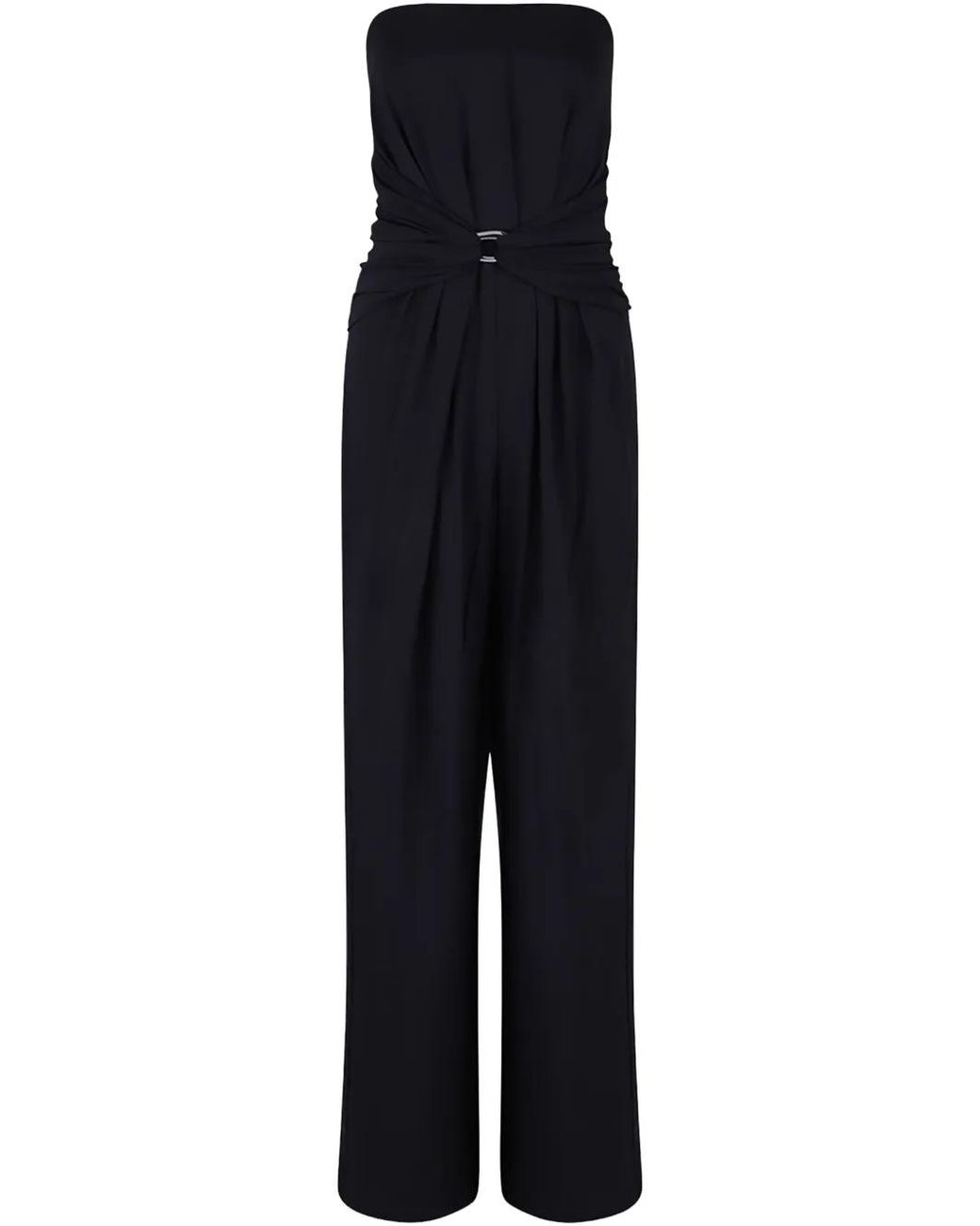 Max Mara Black Bustier-Style Jumpsuit