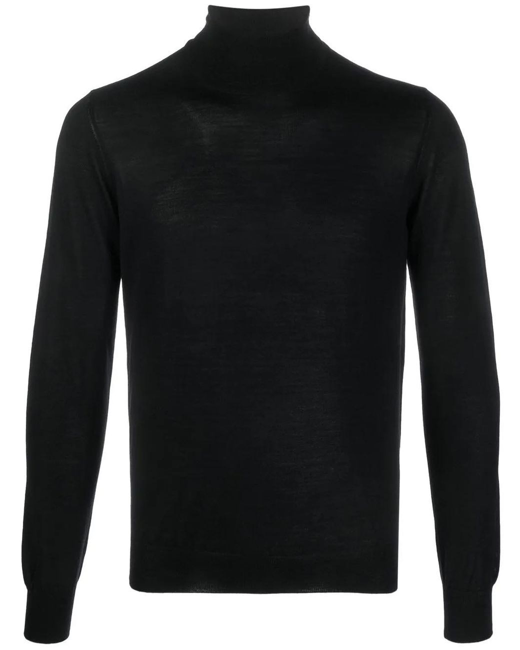 Tagliatore Black Knitted Sweater for men