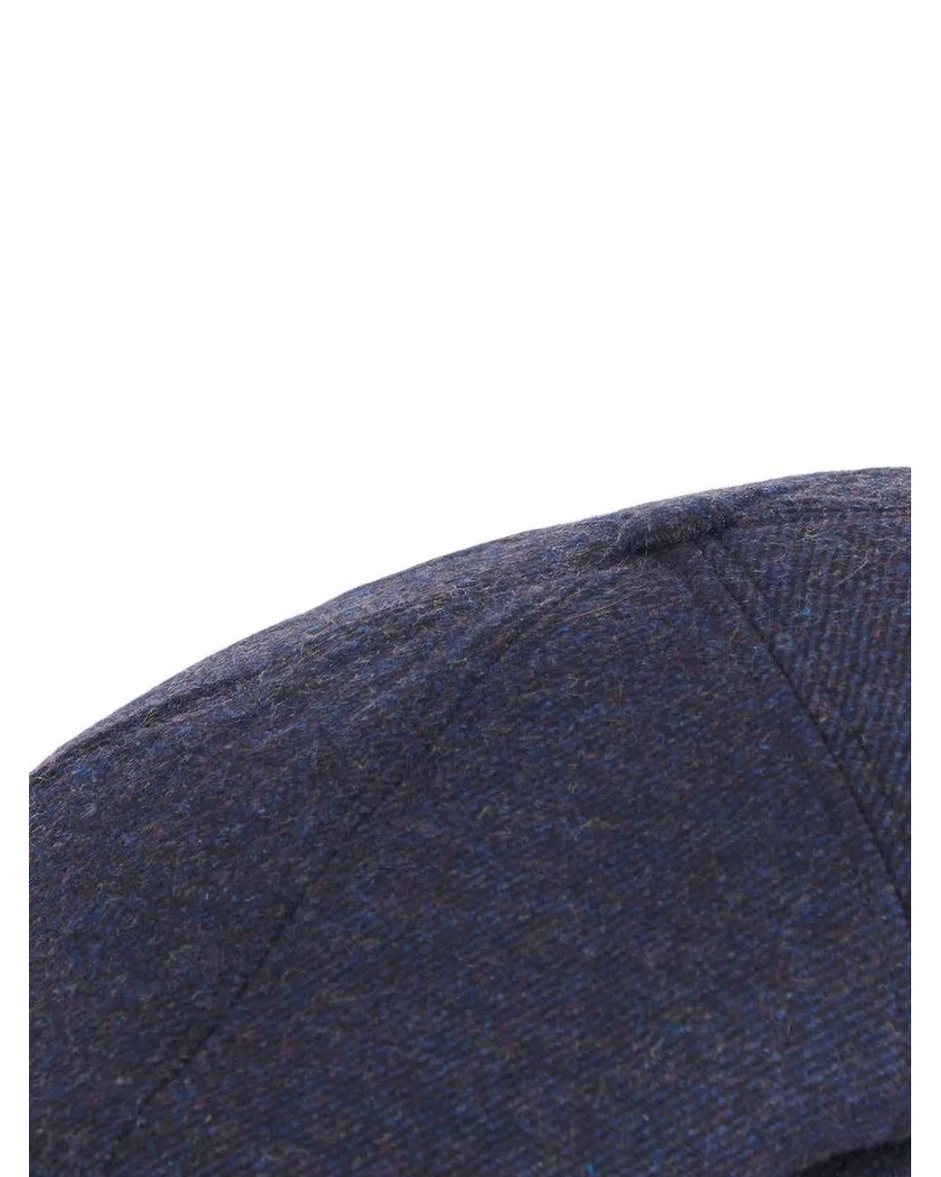 Barbour Blue Claymore Baker Boy Hat for men