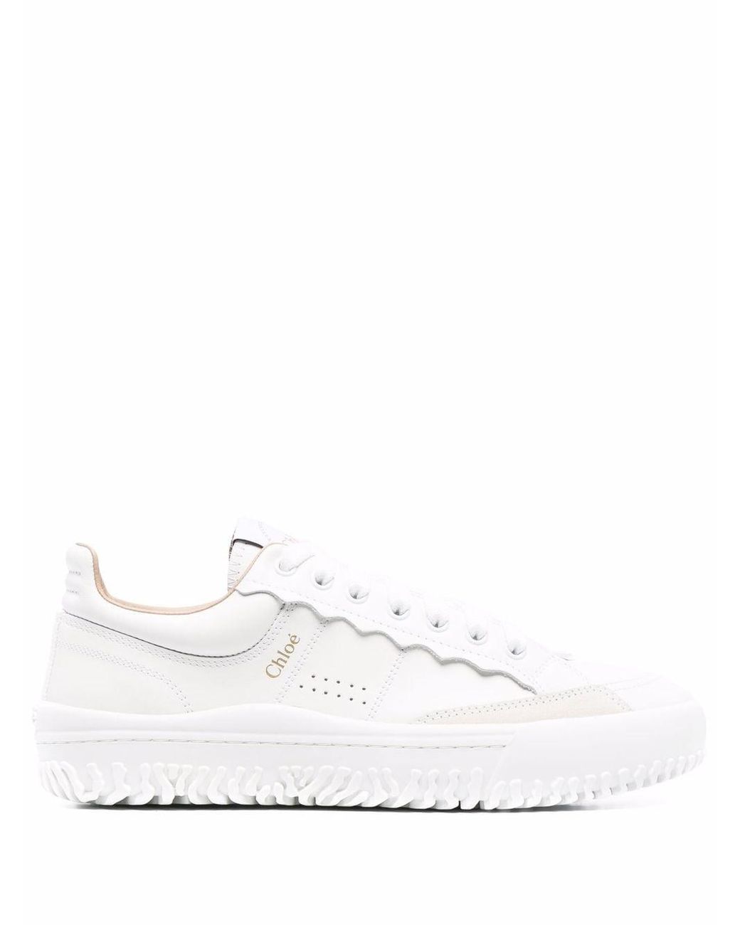 Chloé Frankie Low-top Sneakers in White | Lyst