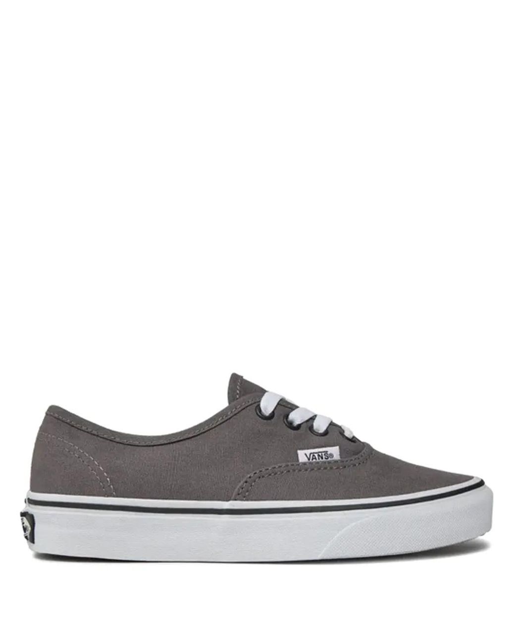 Vans Gray Authentic "Pewter" Canvas Sneakers