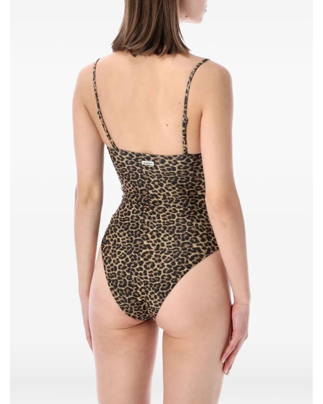 MATINEÉ Brown Rihanna Leopard-Print Swimsuit