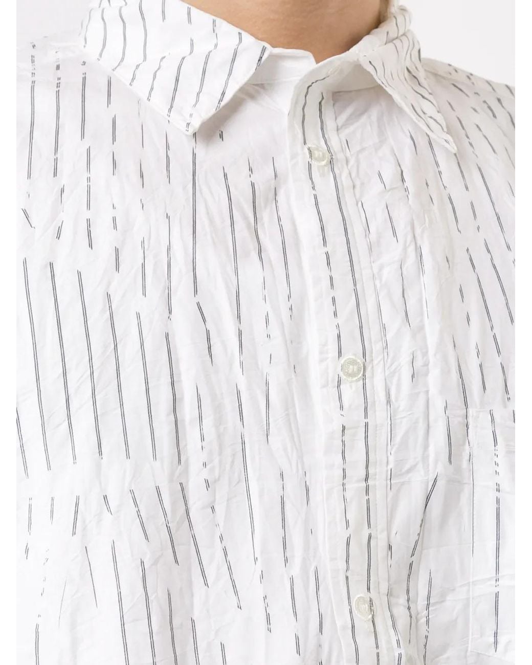 Doublet White Striped Shirt for men