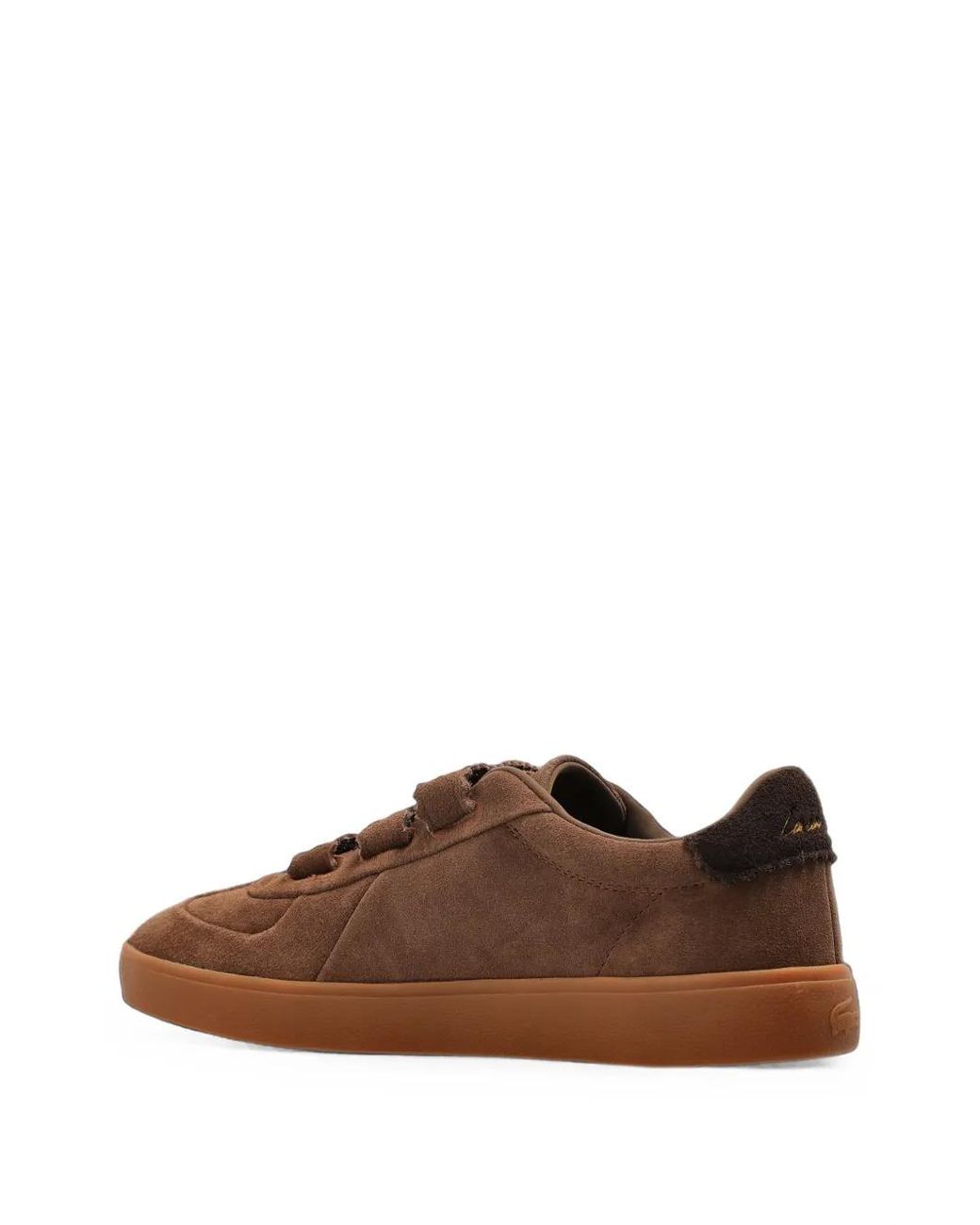 Lacoste Brown Suede Sports Shoes "Baseshot Pro Stp 1226 Sfa"
