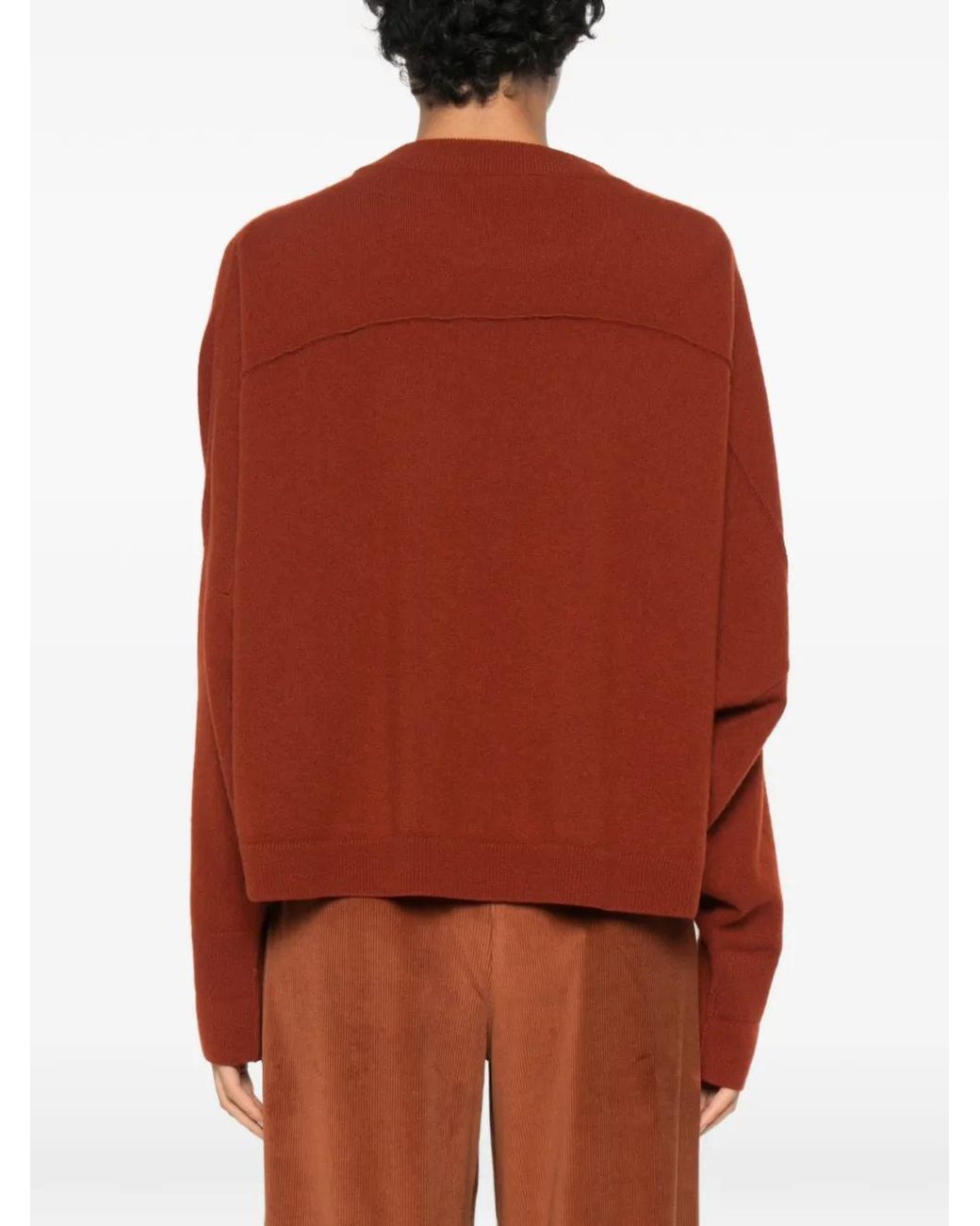 Dusan Red Crew-Neck Sweater