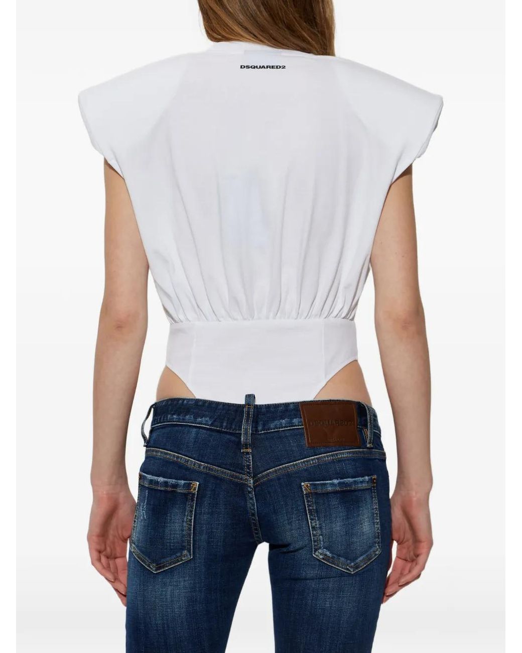 Body Iconique Con Logo DSquared² de color White