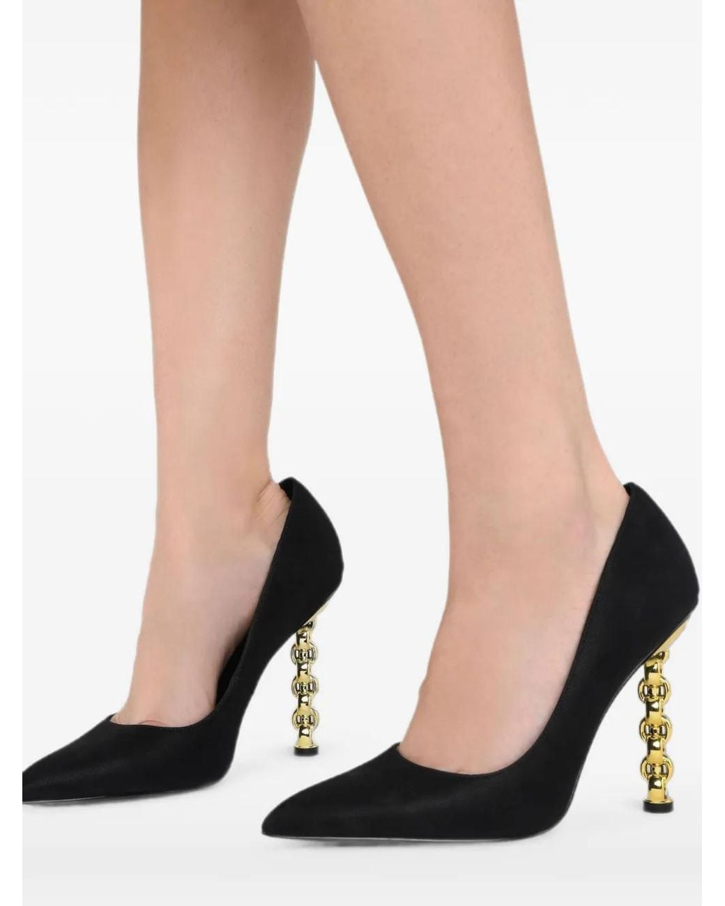 Kat Maconie Black Pointed-Toe Pumps