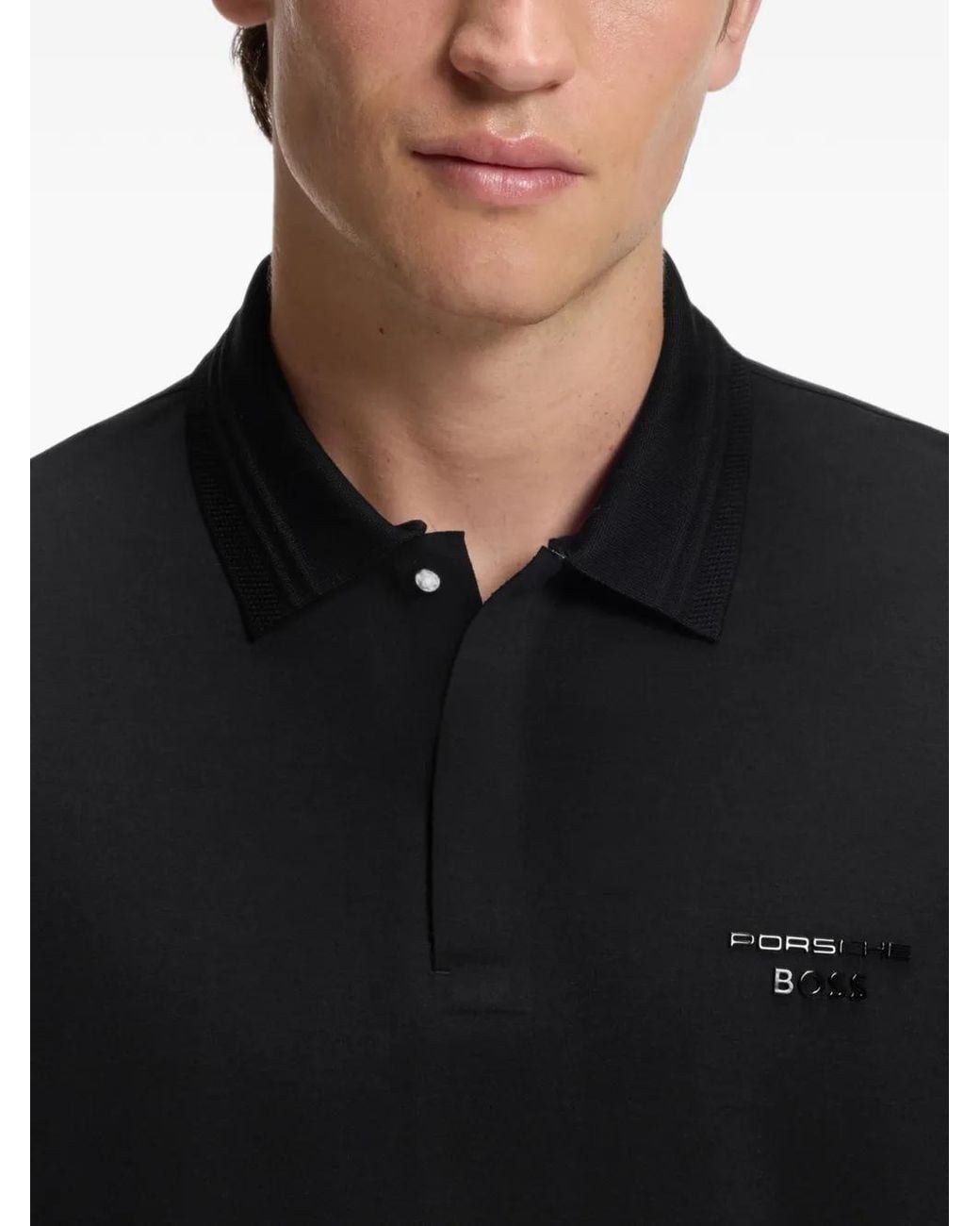 Boss Black X Porsche Logo Polo Shirt for men