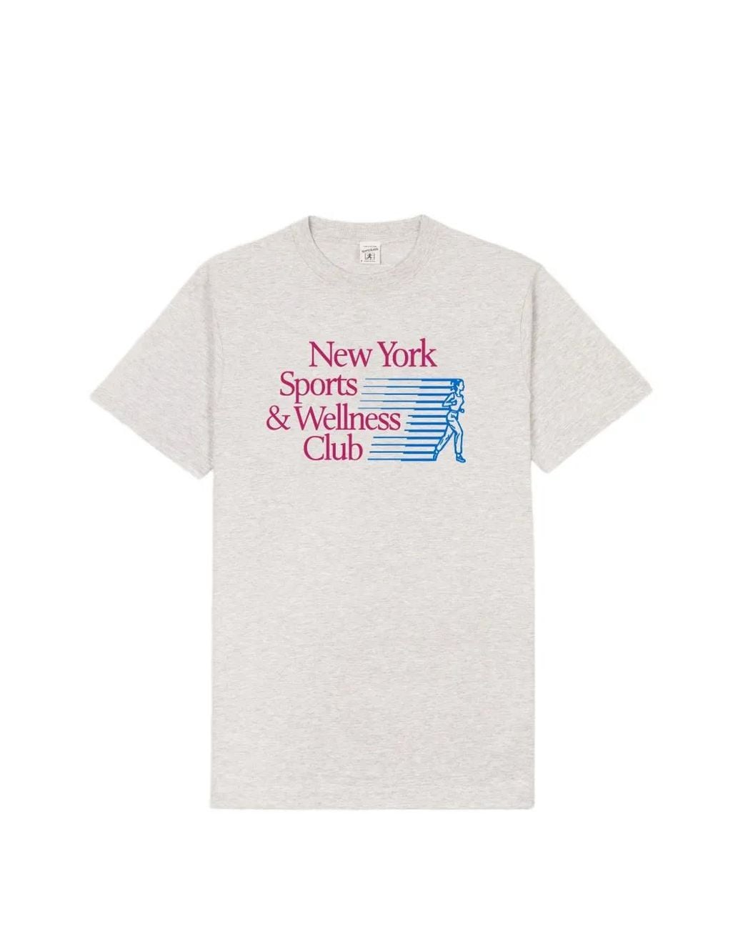 Sporty & Rich White Ny Motion Graphic-Print T-Shirt