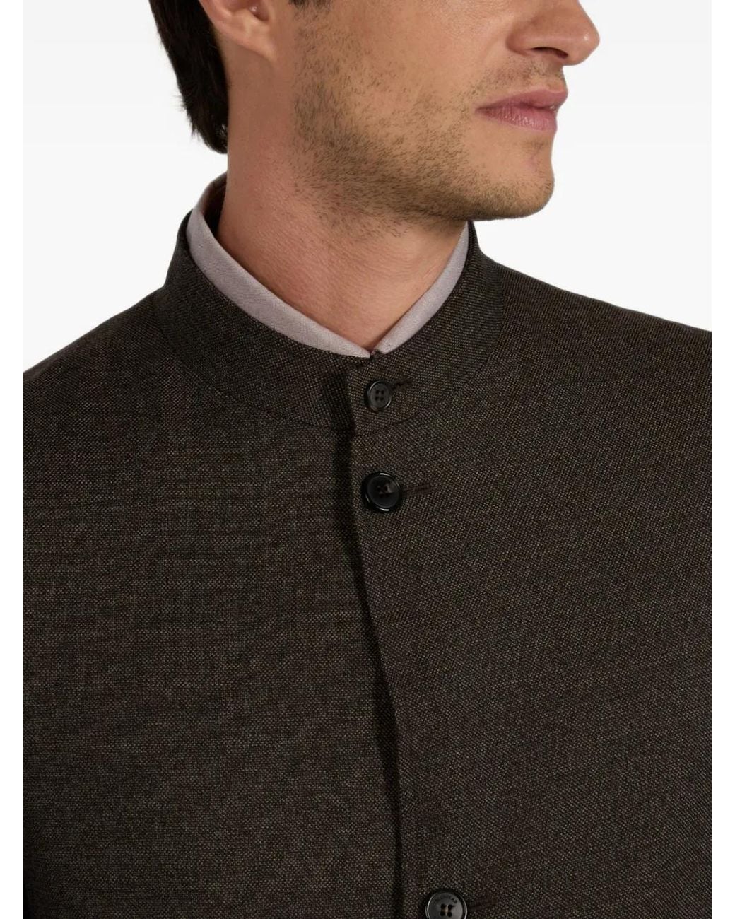 Slowear Black Montedoro Wool Blazer for men