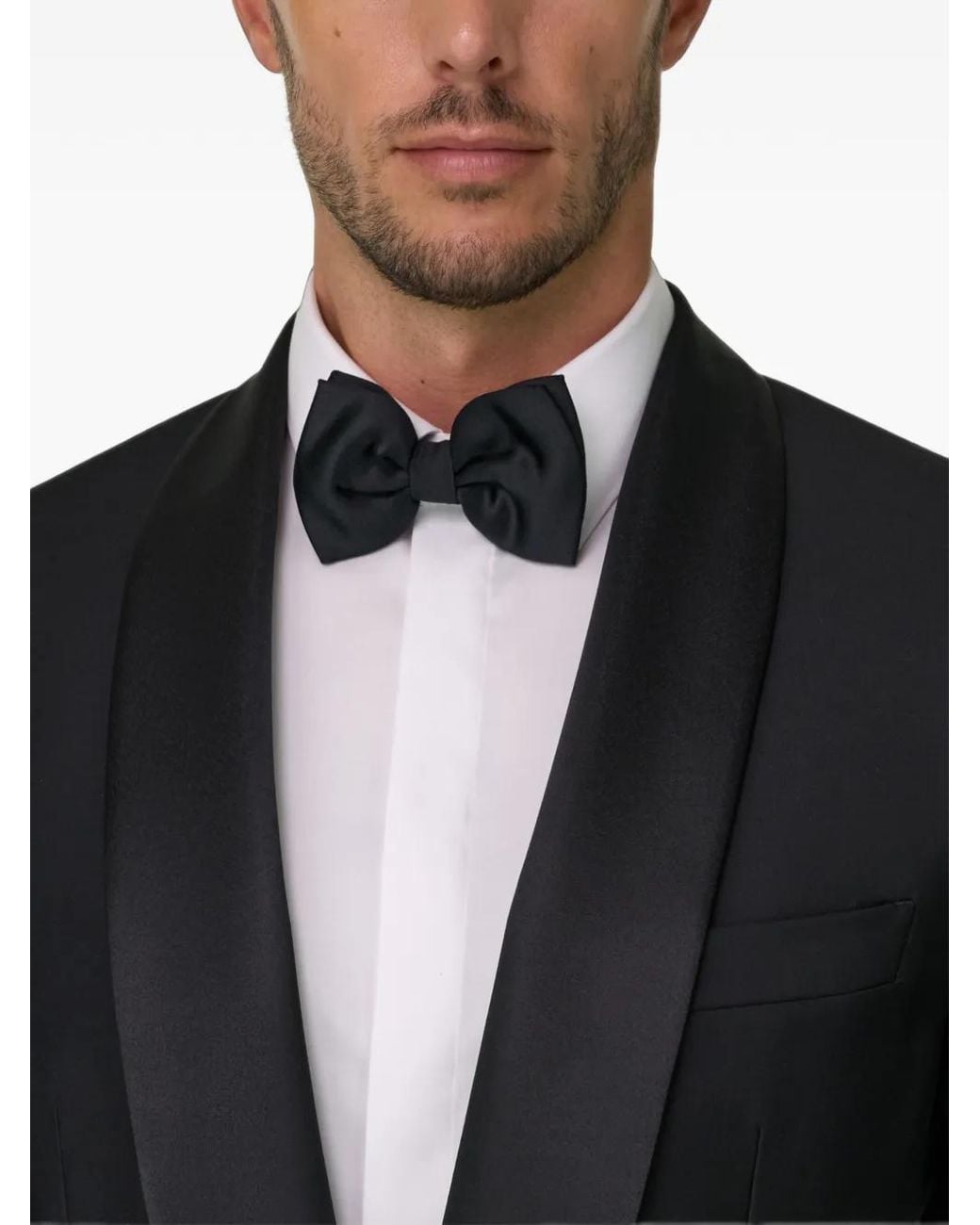 Boggi Black Shawl-Collar Blazer for men