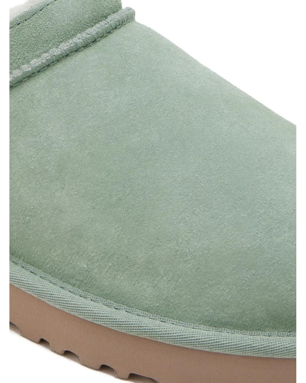 Ugg Green Classic Micro Pull Tab Booties