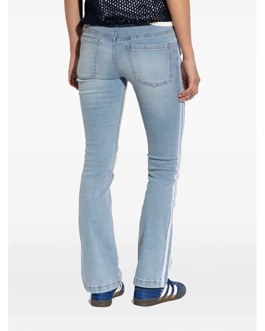 Adidas Blue Side-Stripe Jeans