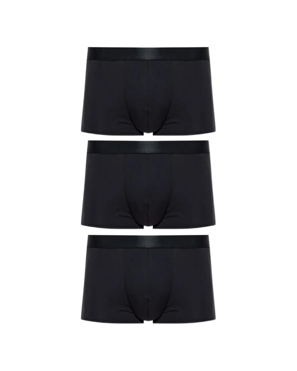CDLP Black Logo-Waistband Boxers (Set Of Three) for men